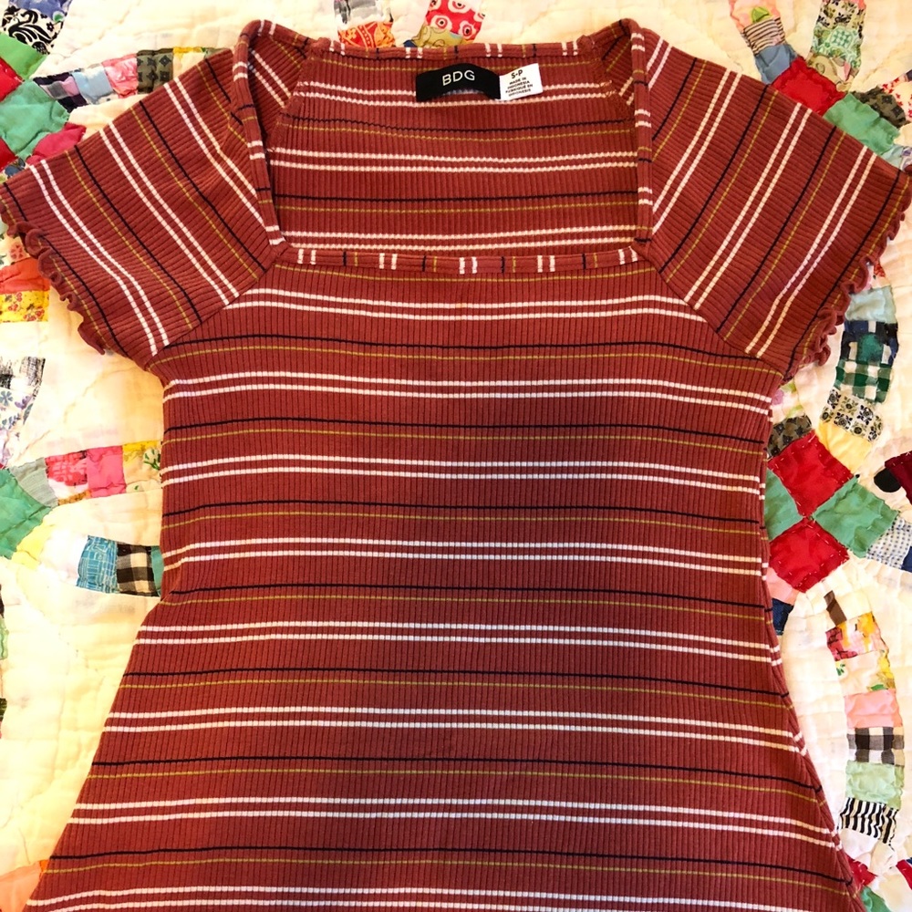 Stretchy, Striped BDG dress from Urban Outfitters